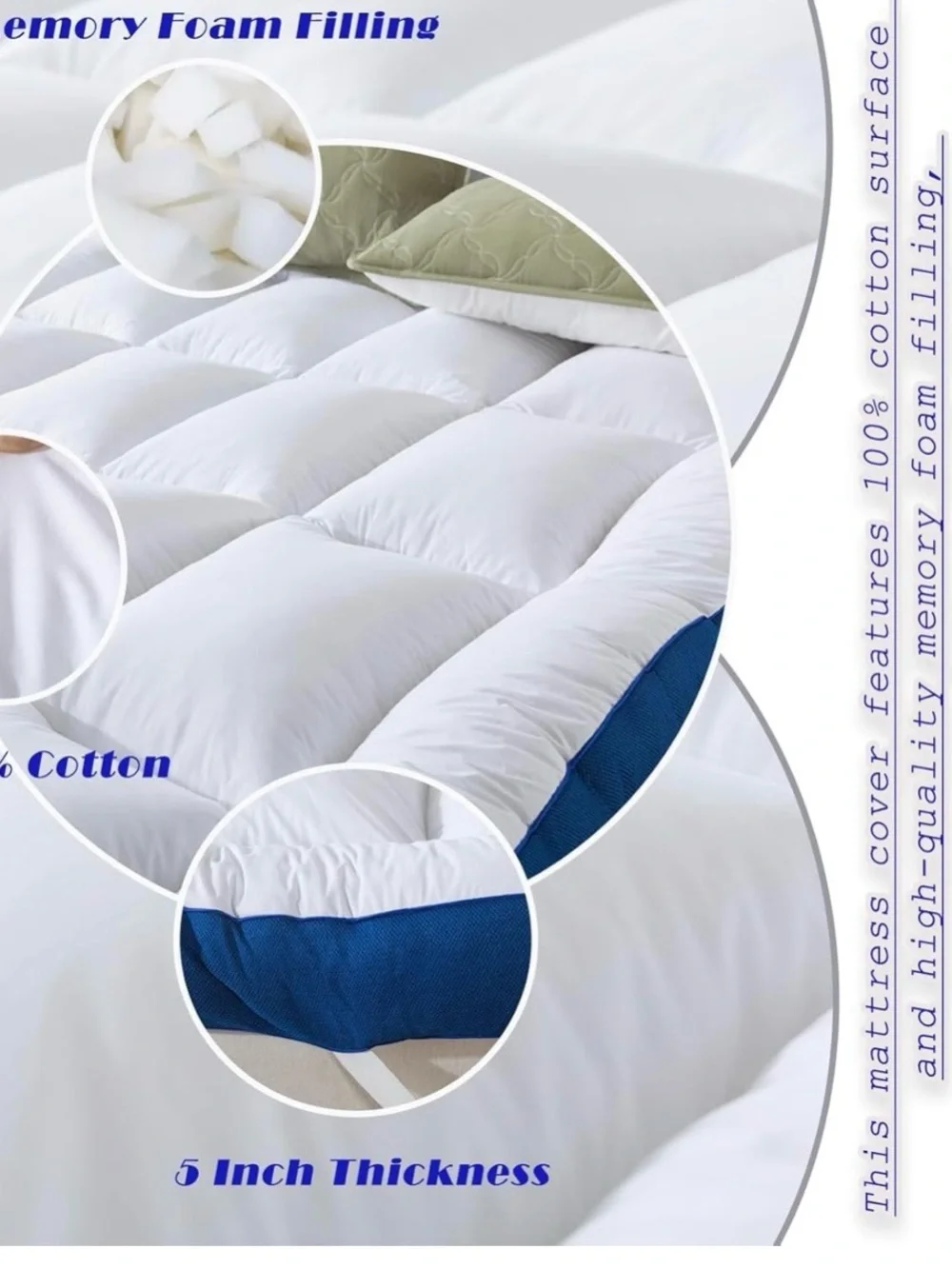 new Queen Mattress Topper. firm price